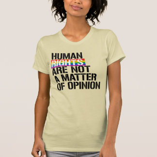 T-SHIRT LES DROITS DE L'HOMME NE SONT PAS UNE QUESTION D'O