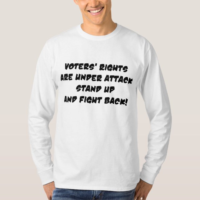 T-shirt Les droits des électeurs (Devant)