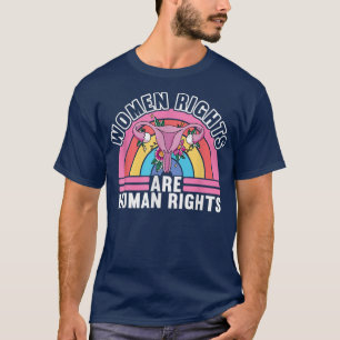 T-shirt Les Droits Des Femmes Sont Des Droits Humains, Fém