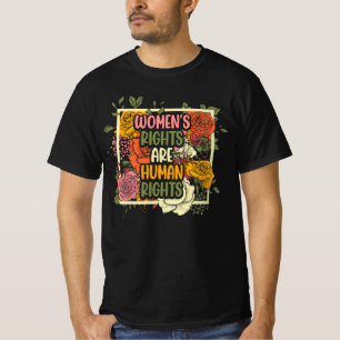 T-shirt Les droits des femmes sont des droits humains Flor