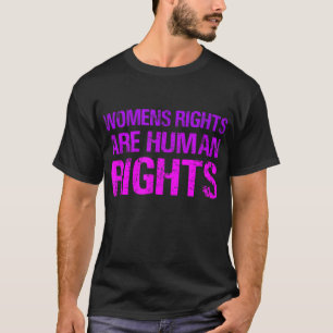 T-shirt Les droits des femmes sont humains Les droits des