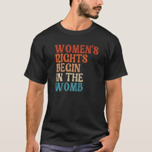 T-shirt Les Droits Des Hommes Femmes Commencent Dans Le Mé