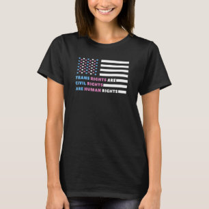 T-shirt Les droits trans sont des droits civils sont des d