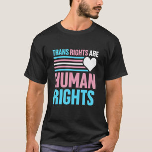 T-shirt Les Droits Trans Sont Des Droits De L'Homme Transg