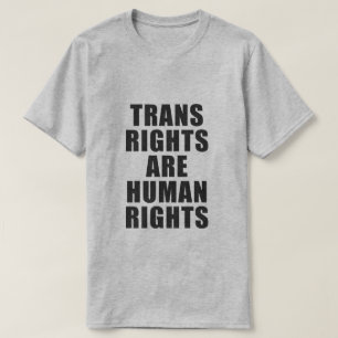 T-SHIRT LES DROITS TRANS SONT DES DROITS HUMAINS