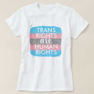 T-shirt Les droits trans sont des droits humains