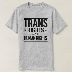 T-shirt Les droits trans sont des droits humains