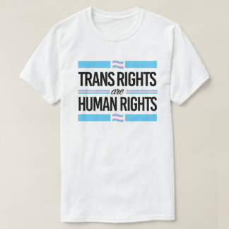 T-shirt Les droits trans sont des droits humains