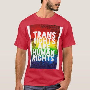 T-shirt Les droits trans sont des droits humains 3
