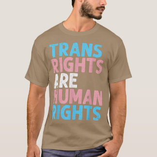 T-shirt Les Droits Trans Sont Des Droits Humains Drôle Tra