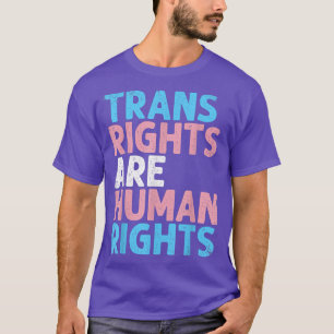 T-shirt Les Droits Trans Sont Des Droits Humains Drôle Tra