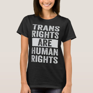 T-shirt Les droits trans sont des droits humains - Justice