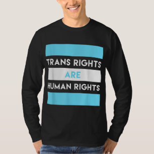 T-shirt Les droits trans sont des droits humains transgenr