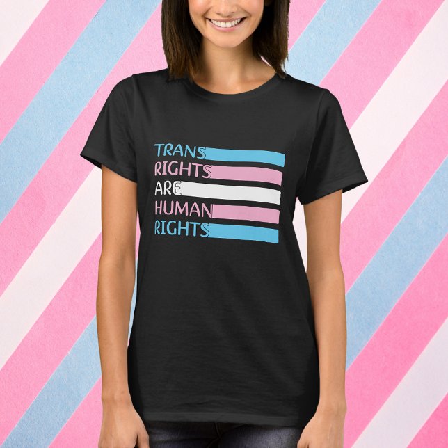 T-shirt Les droits trans sont Gay pride des droits humains (Trans Rights Are Human Rights Gay Pride T-Shirt
)
