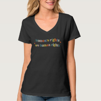 T-shirt Les droits vintages des femmes sont des droits hum