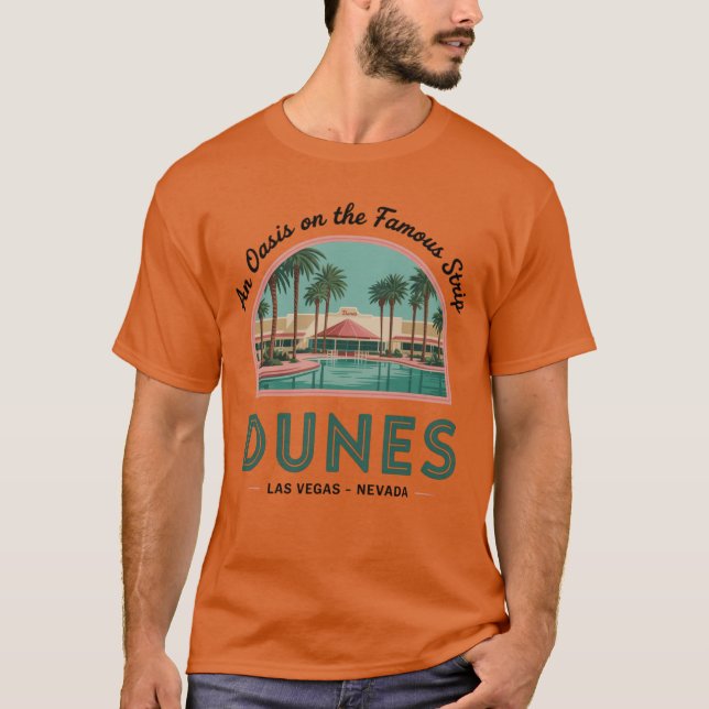 T-shirt Les dunes - Oasis sur la bande (2) (Devant)