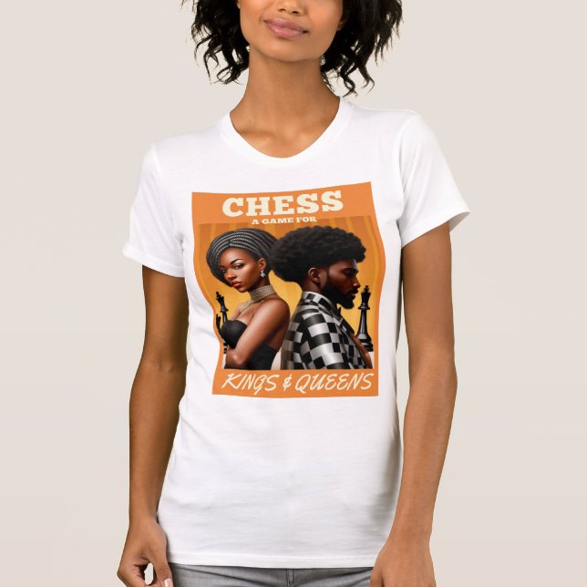 T-shirt Les échecs, c'est la vie - Kings & Queens (Devant)