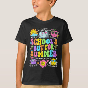 T-shirt Les Écoles Pour Les Diplômes D'Été Dernier Jour De