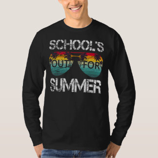 T-shirt Les Écoles Pour L'Été Bonne Dernière Journée De L'