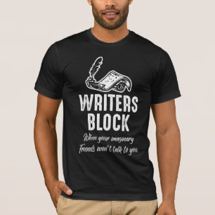 T-shirt Les écrivains bloquent l'auteur amusant Écrivain d