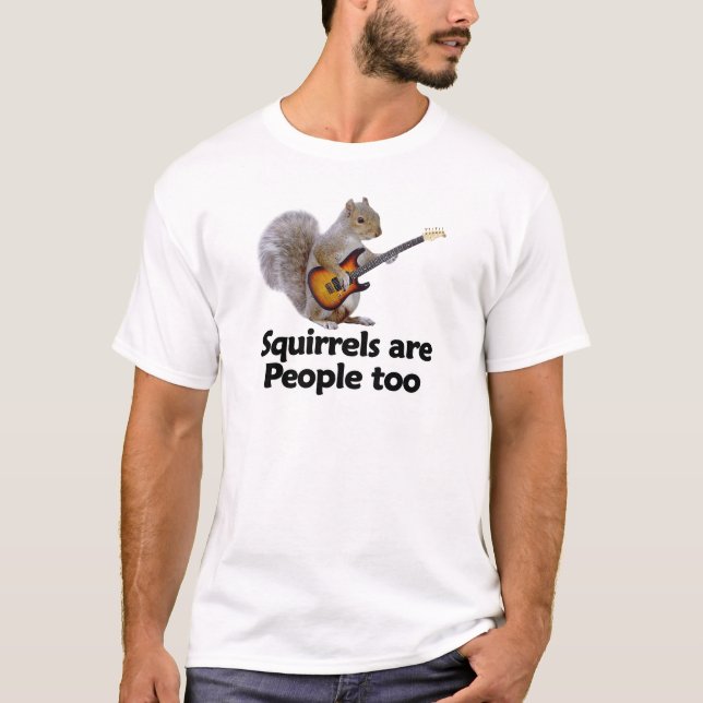 T-shirt Les écureuils sont les gens aussi (Devant)