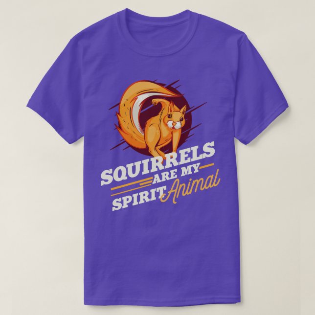 T-shirt Les écureuils sont mon Esprit Animal 2 (Design devant)