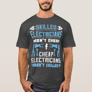 T-shirt Les Electriciens compétents Arent Bon Marché Digne