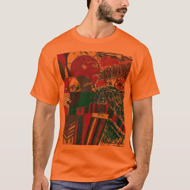 T-shirt Les éléments de tête de boule (Devant)