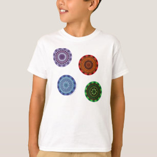 T-shirt Les éléments Mandalas Chemise lumière enfant et bé