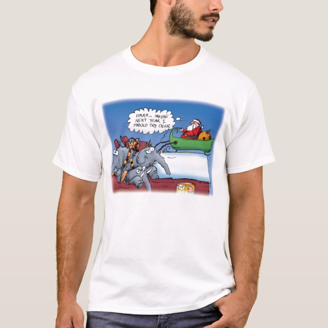 T-Shirt Les Éléphants du Père Noël (Devant)