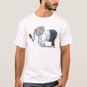 T-shirt Les éléphants Joyeux Valentin