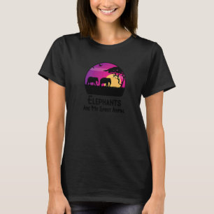 T-shirt Les éléphants sont mon esprit Animal Elephant 1