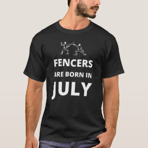 T-shirt Les encans naissent en juillet