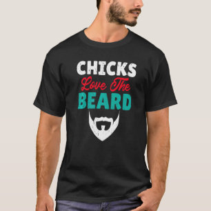 T-shirt Les Enfants Aiment La Barbe Viking Les Hommes Port