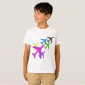 T-shirt Les ENFANTS AIMENT L'AMUSEMENT de CADEAUX de (Devant entier)