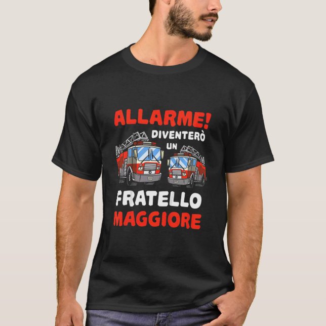 T-shirt Les Enfants Alarme Deviennent Plus Vieux Camion Fr (Devant)