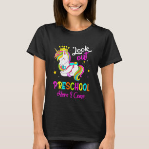 T-shirt Les enfants, attention, la maternelle arrive, inst