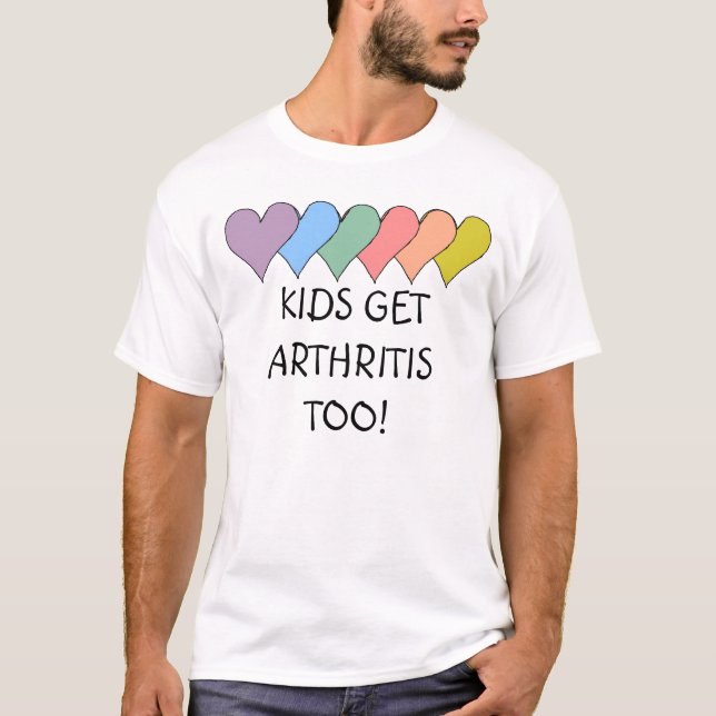 T-shirt LES ENFANTS ATTRAPENT L'ARTHRITE AUSSI ! - chemise (Devant)