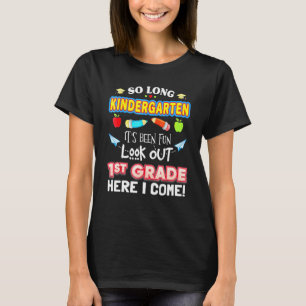 T-shirt Les enfants au revoir maternelle attention 1re ann