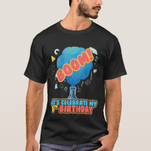 T-shirt Les enfants Boom ! Fêtons ma 6e science d'annivers