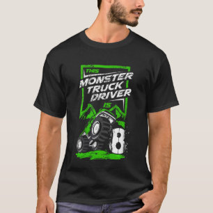 T-shirt Les enfants Ce conducteur de Monster Truck 8 ans M