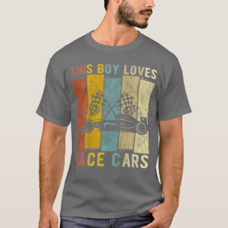 T-shirt Les enfants Ce garçon adore les courses s Garçons