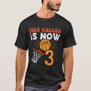 T-shirt Les enfants Ce Ller a maintenant 3 Sketll 3e anniv