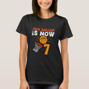 T-shirt Les enfants ce Ller a maintenant 7 Sketll 7e anniv