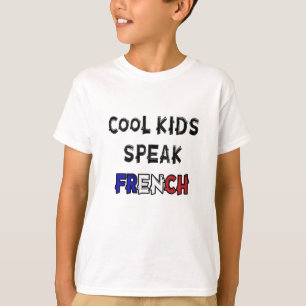 T-shirt Les Enfants cool Parlent Français Drôle Dire