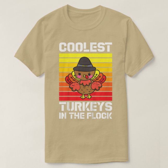 T-shirt Les Enfants Coûtent La Turquie Dans Le Troupeau De (Design devant)