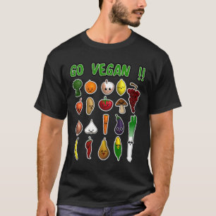T-shirt Les Enfants Cute Fruits Et Légumes Pour Végétaux E