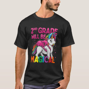 T-shirt Les Enfants De 2Ème Année Seront MAGIQUES Unicorne