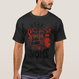 T-shirt Les enfants de Christmas Gnome Cute
