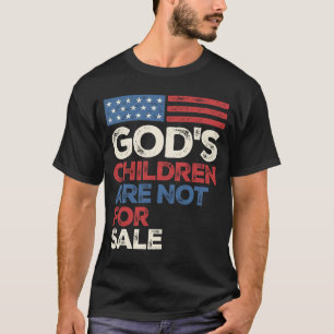 T-shirt Les enfants de Dieu ne sont pas à vendre